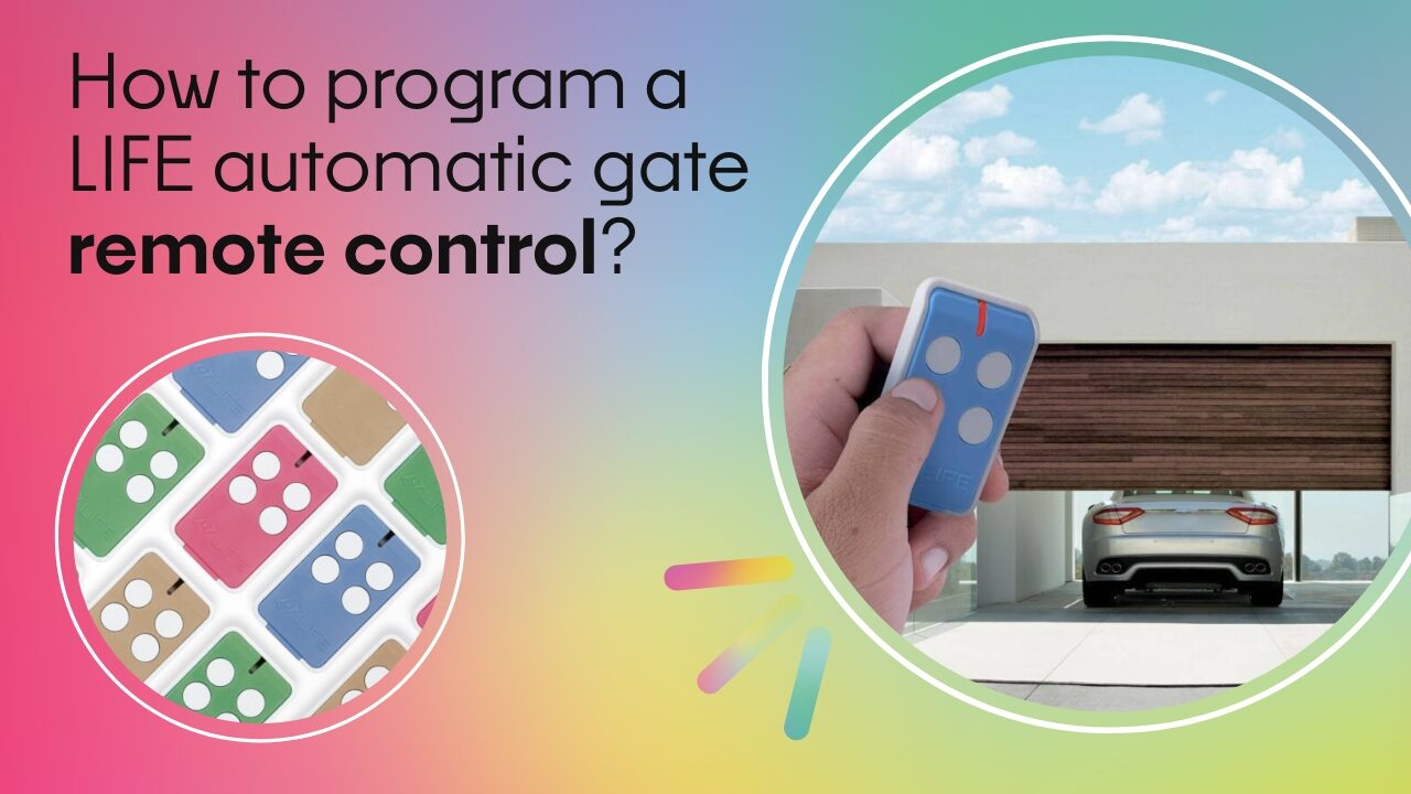 How to programme automatic gate remote control